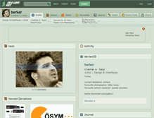 Tablet Screenshot of berker.deviantart.com