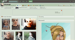 Desktop Screenshot of kikinekogirl.deviantart.com