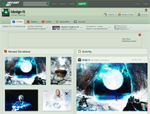 Tablet Screenshot of idesign-it.deviantart.com