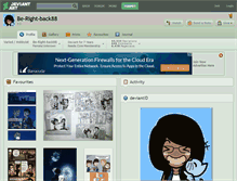 Tablet Screenshot of be-right-back88.deviantart.com