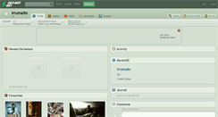 Desktop Screenshot of irrumatio.deviantart.com