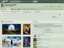 Tablet Screenshot of photoshoppista90.deviantart.com