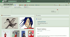 Desktop Screenshot of earthsong-fanart.deviantart.com