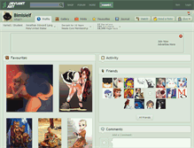 Tablet Screenshot of bimisielf.deviantart.com