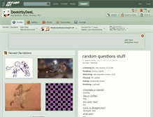 Tablet Screenshot of deekirbydeel.deviantart.com