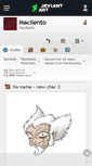 Mobile Screenshot of macilento.deviantart.com