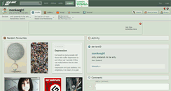 Desktop Screenshot of monkeegirl.deviantart.com