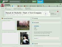 Tablet Screenshot of andeeka.deviantart.com