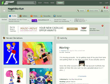 Tablet Screenshot of nagehiko-kun.deviantart.com