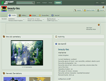 Tablet Screenshot of beauty-lies.deviantart.com
