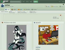 Tablet Screenshot of nmfrter.deviantart.com