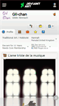 Mobile Screenshot of gil-chan.deviantart.com