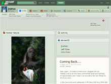 Tablet Screenshot of jcanuc.deviantart.com