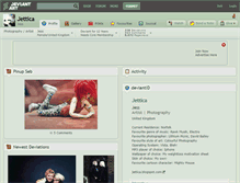 Tablet Screenshot of jettica.deviantart.com