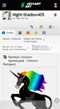 Mobile Screenshot of night-shadow405.deviantart.com