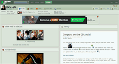 Desktop Screenshot of maru-light.deviantart.com