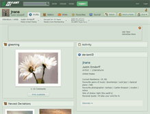 Tablet Screenshot of jnana.deviantart.com
