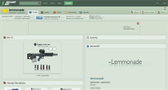 Desktop Screenshot of lemmonade.deviantart.com