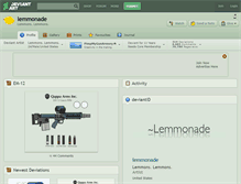 Tablet Screenshot of lemmonade.deviantart.com