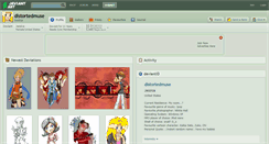 Desktop Screenshot of distortedmuse.deviantart.com