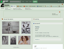 Tablet Screenshot of kandys.deviantart.com