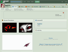 Tablet Screenshot of kayd33.deviantart.com