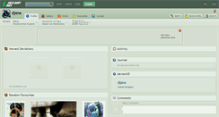 Desktop Screenshot of djana.deviantart.com