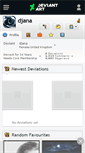 Mobile Screenshot of djana.deviantart.com