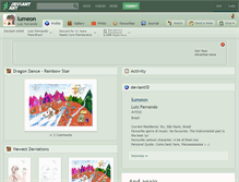 Tablet Screenshot of lumeon.deviantart.com