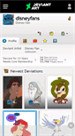 Mobile Screenshot of disneyfans.deviantart.com