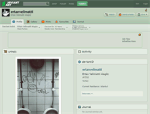 Tablet Screenshot of ertanvelimatti.deviantart.com