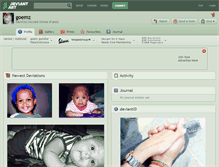 Tablet Screenshot of goemz.deviantart.com