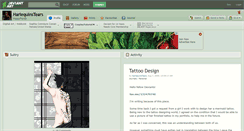Desktop Screenshot of harlequinstears.deviantart.com