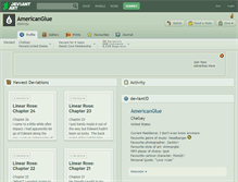Tablet Screenshot of americanglue.deviantart.com