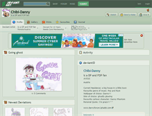 Tablet Screenshot of chibi-danny.deviantart.com