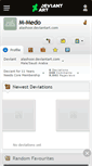 Mobile Screenshot of m-medo.deviantart.com