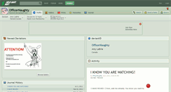 Desktop Screenshot of officernaughty.deviantart.com