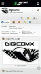 Mobile Screenshot of digicomx.deviantart.com