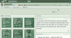 Desktop Screenshot of jacobthetgfan.deviantart.com