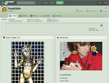 Tablet Screenshot of freekkittin.deviantart.com