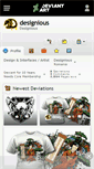 Mobile Screenshot of designious.deviantart.com