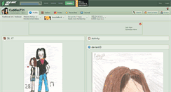 Desktop Screenshot of cuddles731.deviantart.com