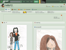 Tablet Screenshot of cuddles731.deviantart.com