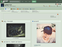 Tablet Screenshot of larien1121.deviantart.com