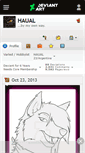 Mobile Screenshot of haual.deviantart.com