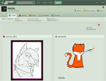 Tablet Screenshot of haual.deviantart.com