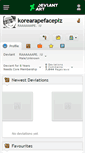 Mobile Screenshot of korearapefaceplz.deviantart.com
