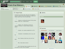 Tablet Screenshot of dream-drop-distance.deviantart.com