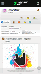 Mobile Screenshot of monstrrr.deviantart.com