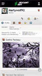 Mobile Screenshot of martywolf92.deviantart.com